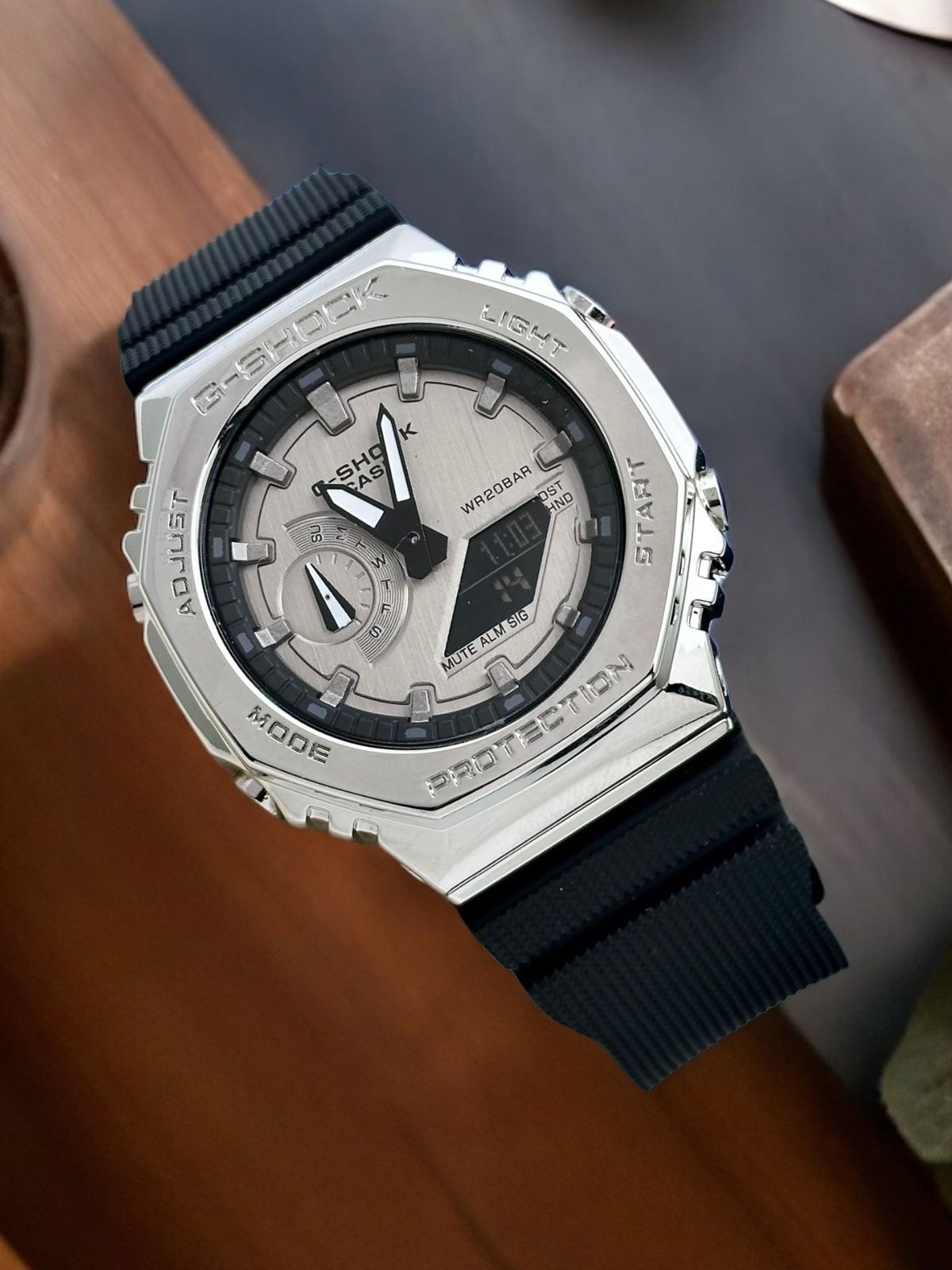 G SHOCK GA WT ALL METAL DIAL