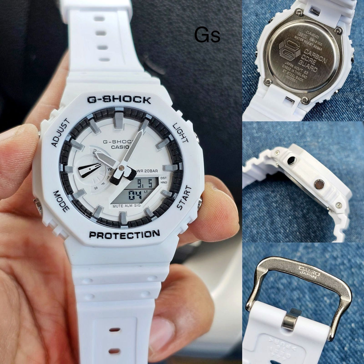 G SHOCK WHITE GA