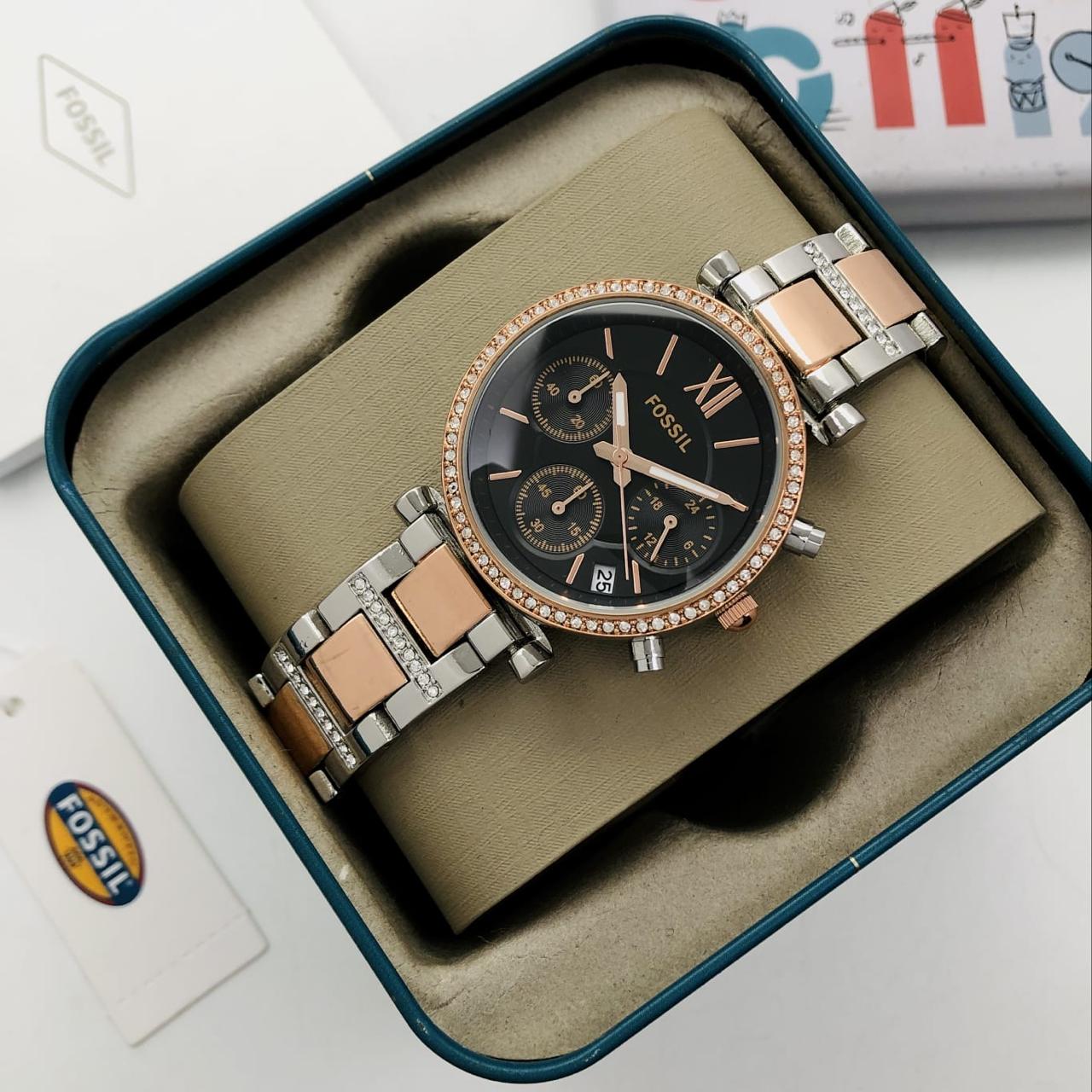 FOSSIL CRONO W