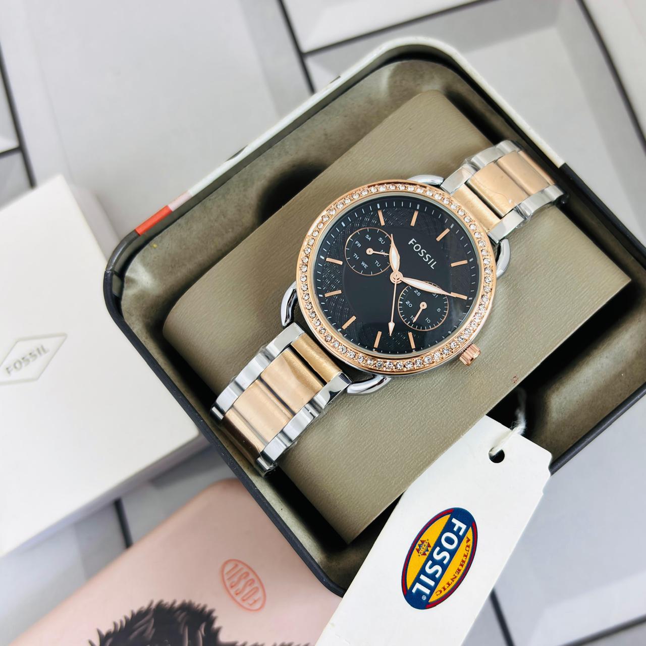 FOSSIL CRONO W