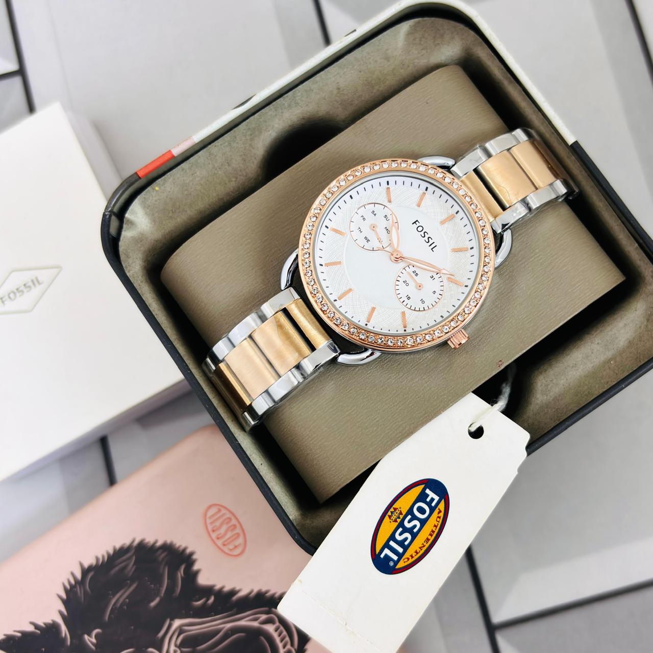 FOSSIL CRONO W