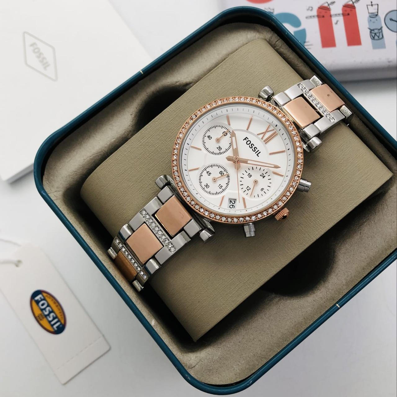FOSSIL CRONO W